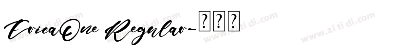 EricaOne Regular字体转换